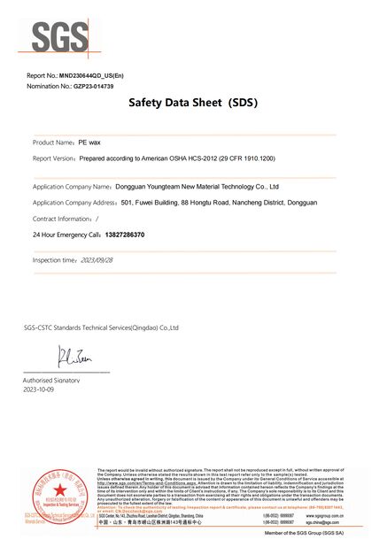 Dongguan Youngteam New Material Technology Co., Ltd.